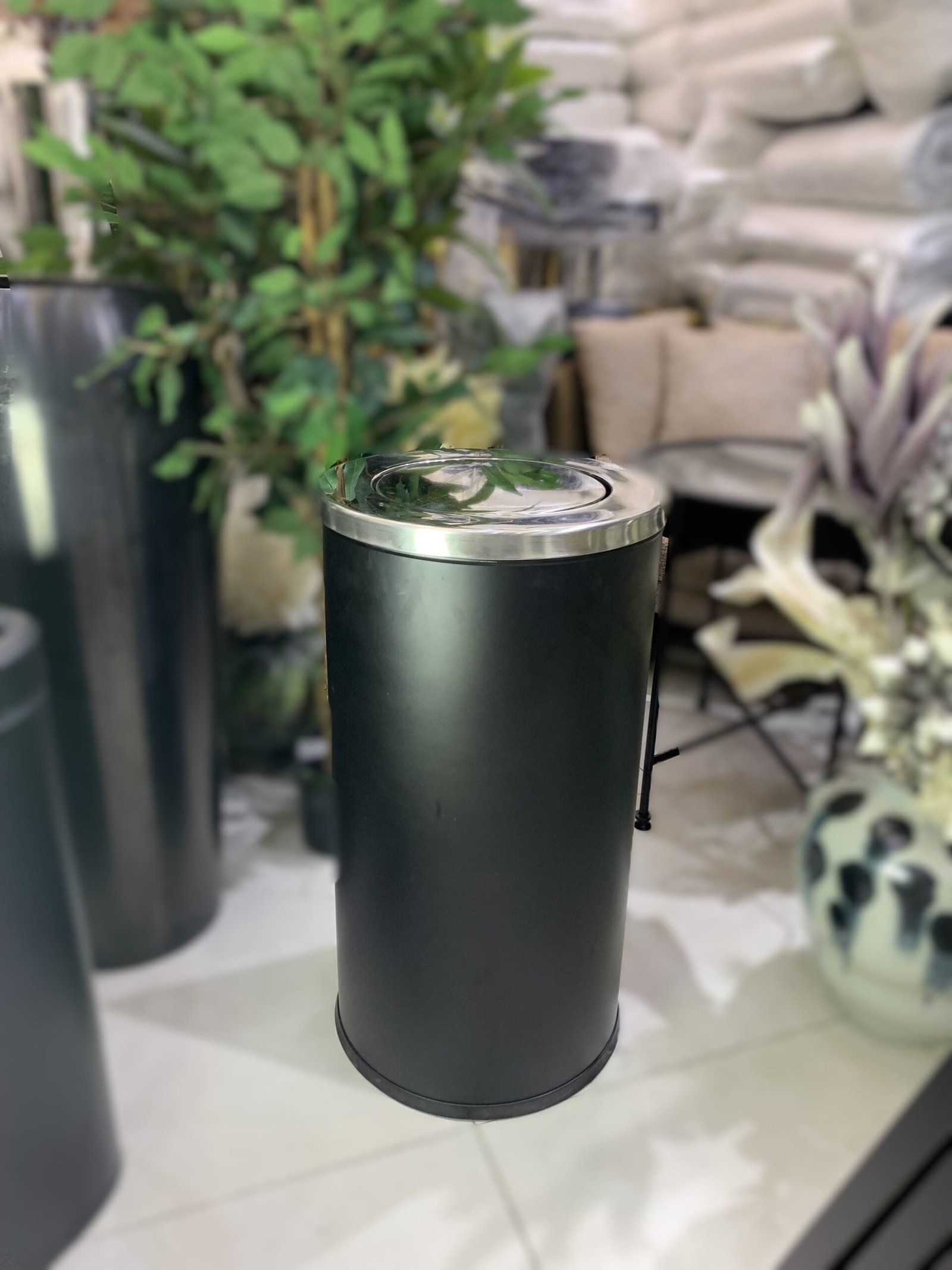 Stainless Steel Hotel Waste Bins – Sleek & Durable - Image 2