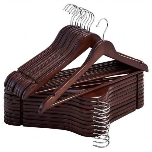 Premium Luxury Wood Hangers – Elegant & Durable